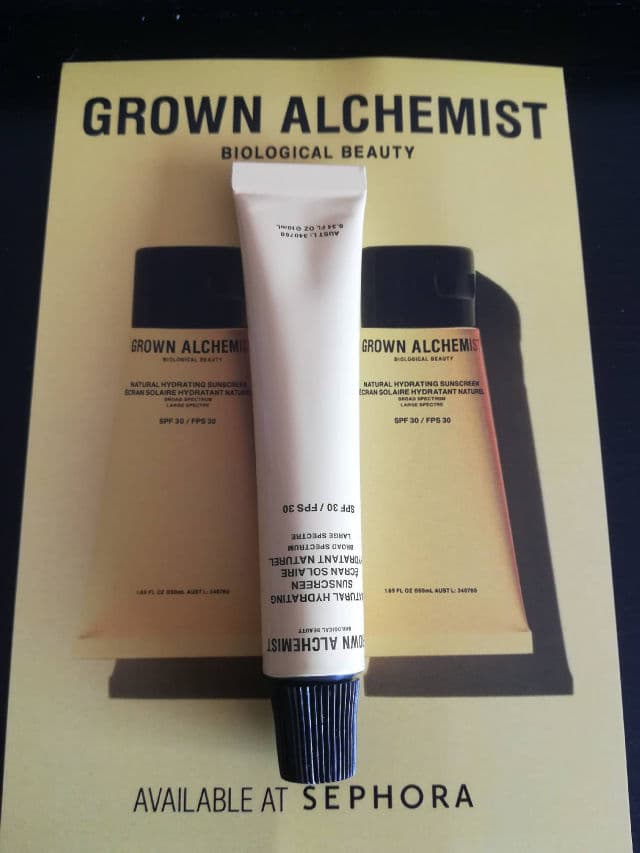 Grown Alchemist Natural Hydrating Sunscreen Broad Spectrum SPF-30 review photo by dfs
