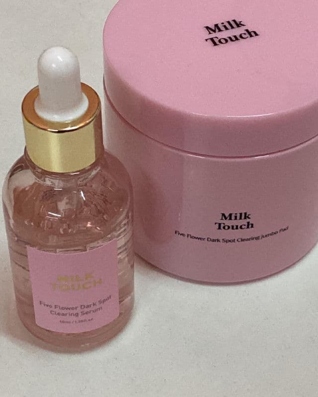 Milk Touch Five Flower Dark Spot Clearing Jumbo Pad review photo by HeyImWynne