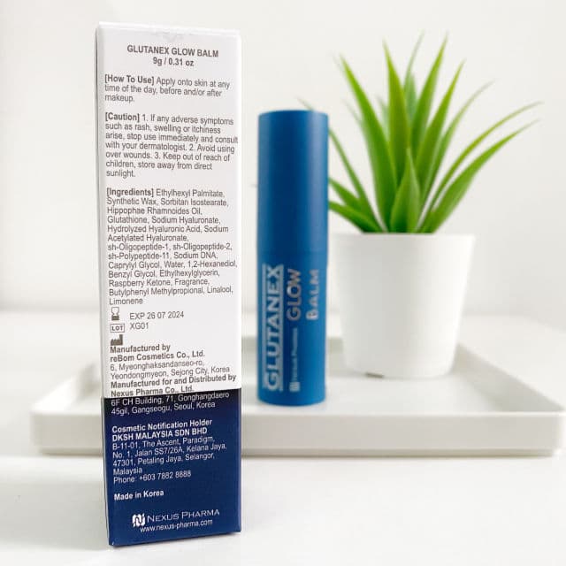 Nexus Pharma Glutanex Glow Balm review photo by cikbskincarestories