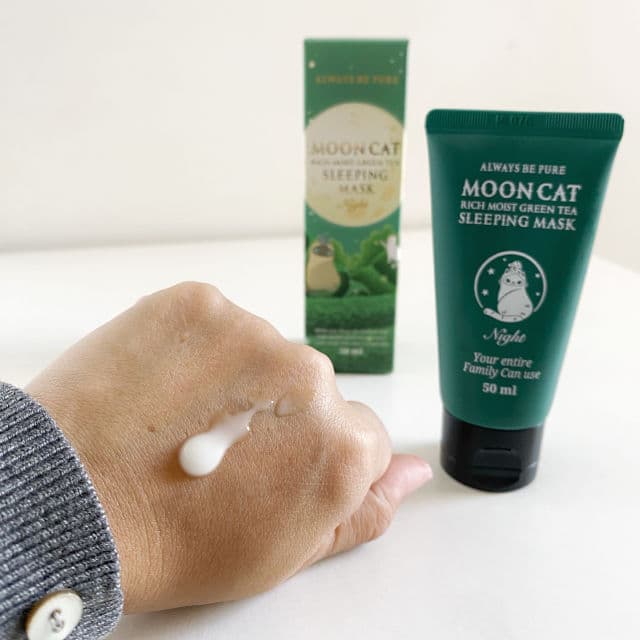 ALWAYS BE PURE Mooncat Sleeping Mask review photo by cikbskincarestories