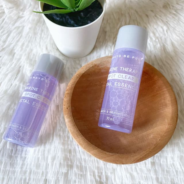 ALWAYS BE PURE Marine Therapy Spot Clear Vital Essence review photo by cikbskincarestories