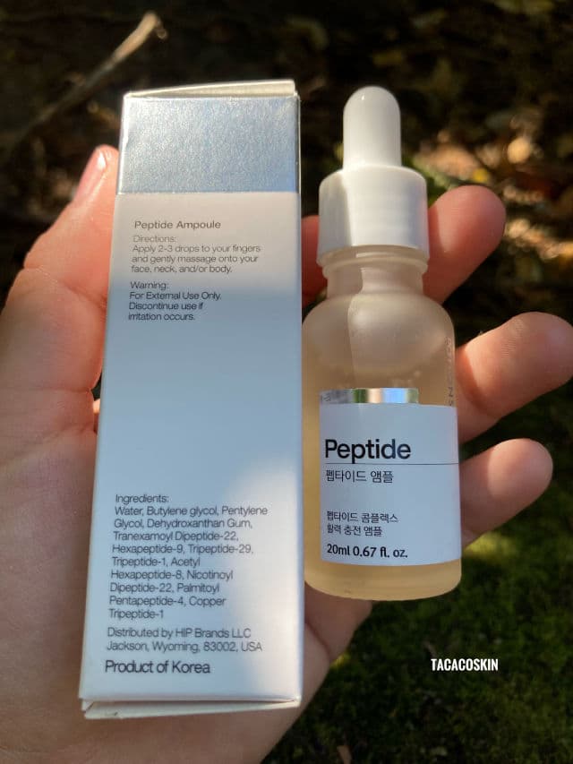 The Potions Peptide Ampoule review photo by Tacacoskin