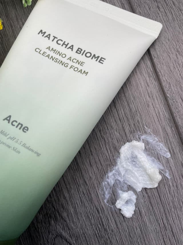 Matcha Biome Amino Acne Cleansing Foam product review