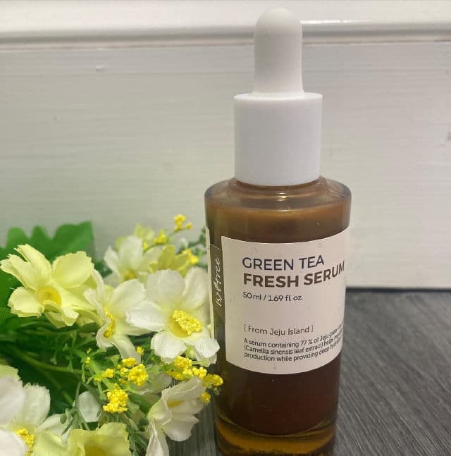 ISNTREE Green Tea Fresh Serum review photo by Skincareandfood