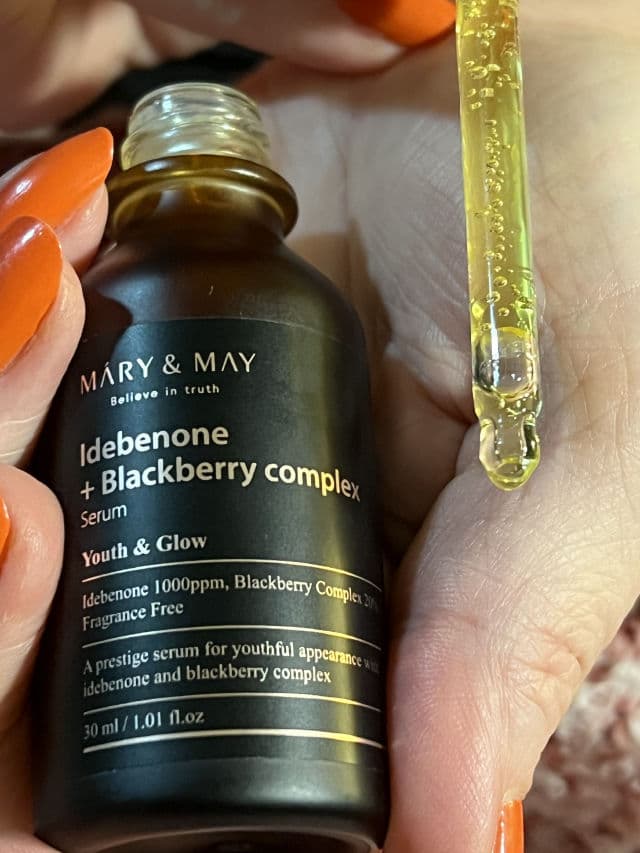 Mary&May Idebenone + Blackberry Complex Serum review photo by Mannika