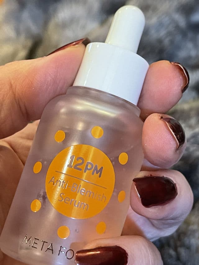 Meta Foret 12PM Anti-Blemish Serum review photo by Mannika