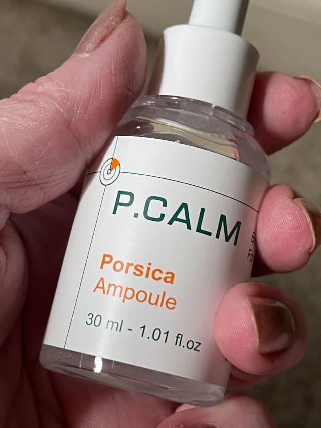 P.CALM Porsica Ampoule review photo by Mannika
