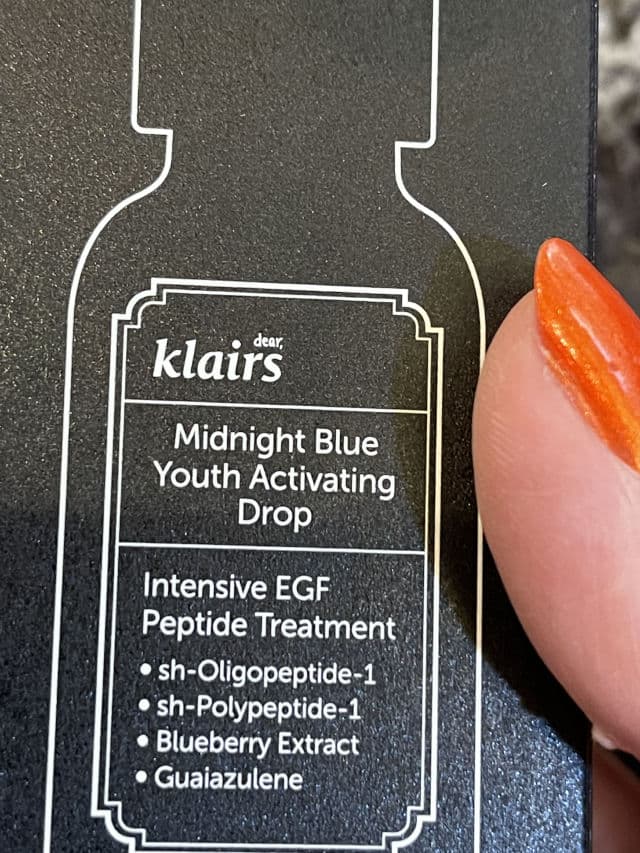 Dear, Klairs Midnight Blue Youth Activating Drop review photo by Mannika