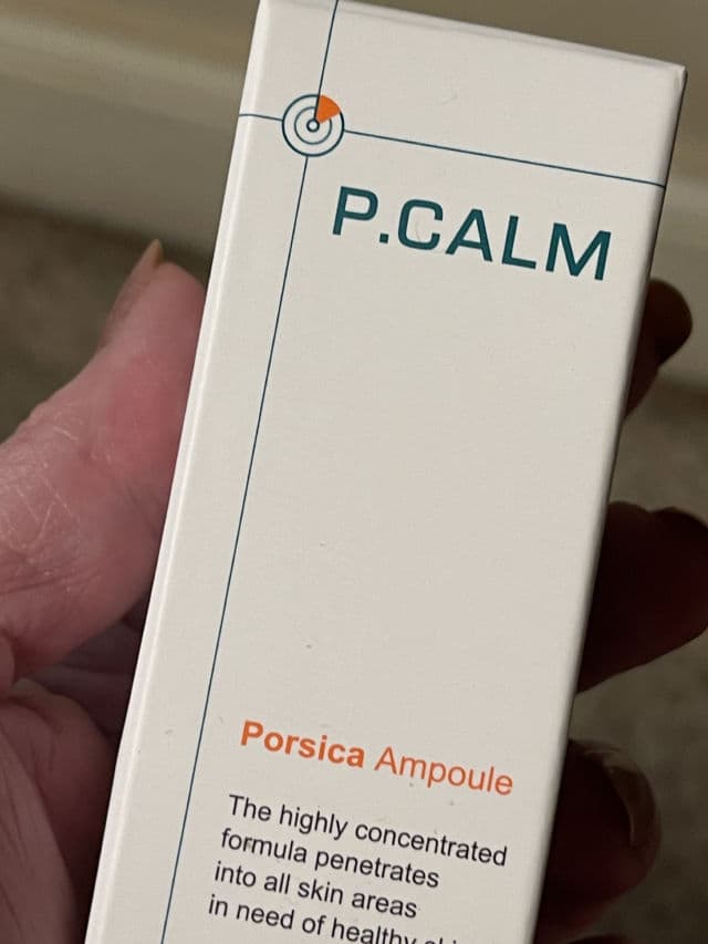 P.CALM Porsica Ampoule review photo by Mannika