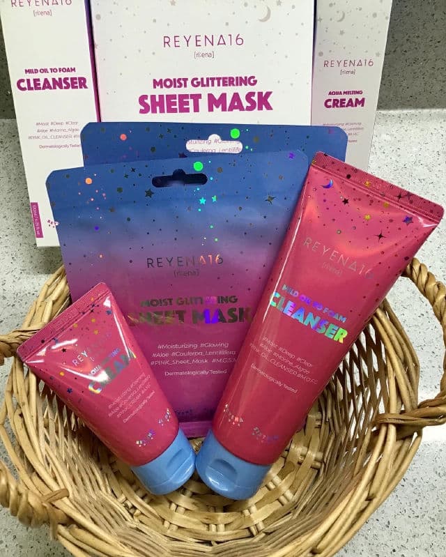 REYENA16 Moist Glittering Sheet Mask review photo by remedyforbeauty