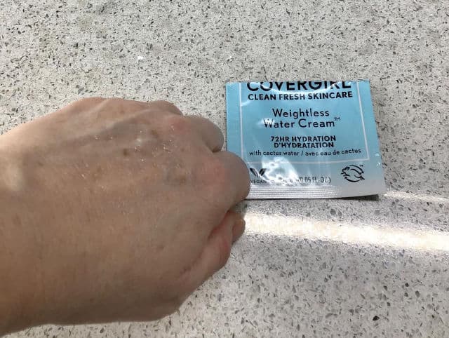 CoverGirl Clean Fresh Skincare Weightless Water Cream review photo by remedyforbeauty