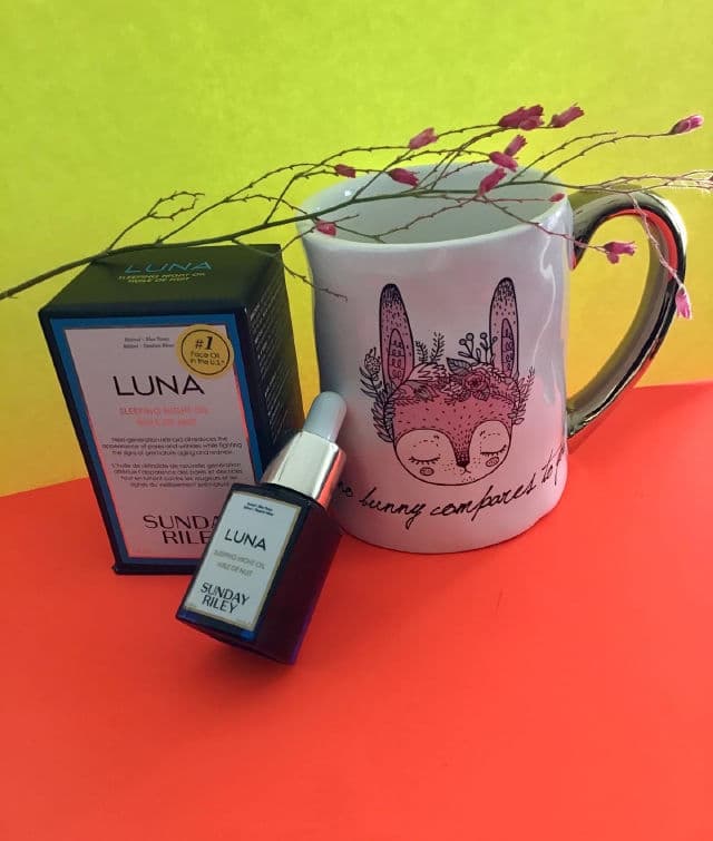 Sunday Riley Luna Sleeping Night Oil review photo by remedyforbeauty