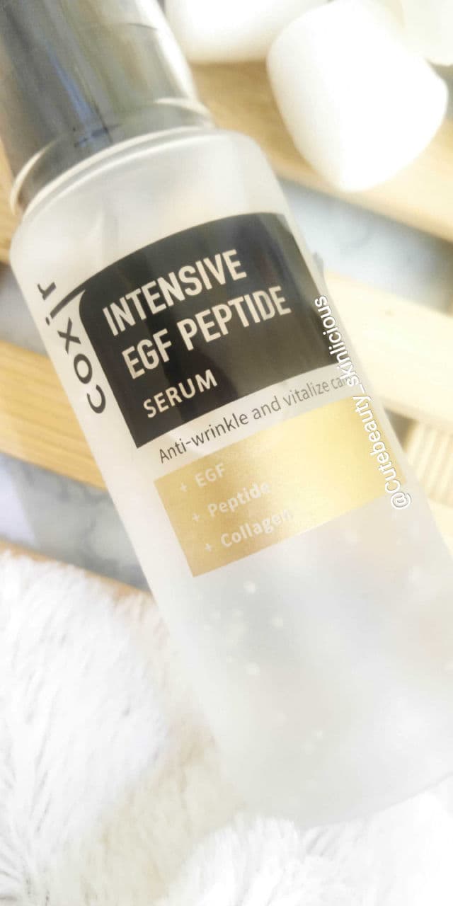 Coxir Intensive EGF Peptide Serum review photo by Cutebeauty