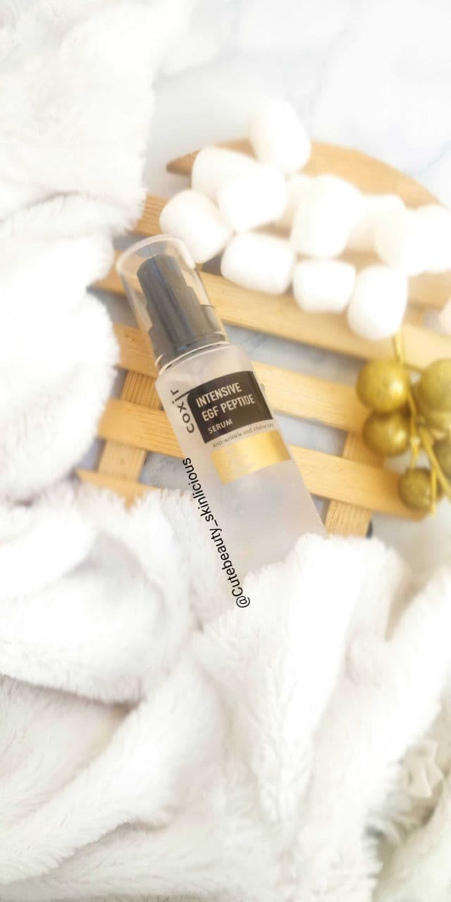 Coxir Intensive EGF Peptide Serum review photo by Cutebeauty