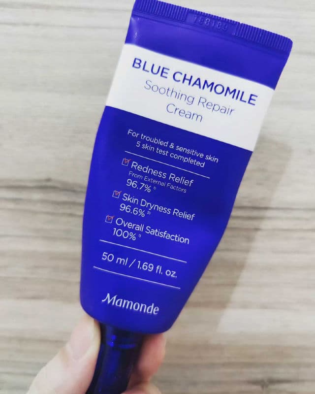 Mamonde Blue Chamomile Soothing Repair Cream review photo by Naturalskinismygoal