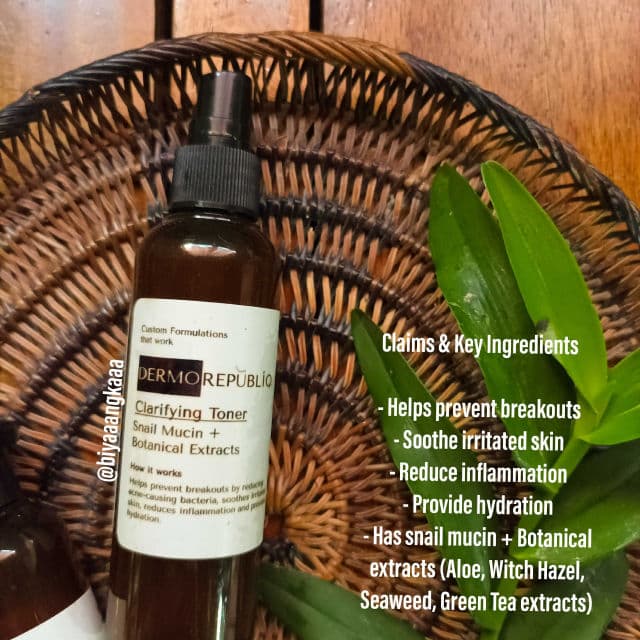 Dermorepubliq Snail Mucin + Botanical Extracts Clarifying Toner review photo by Biyangkaaa