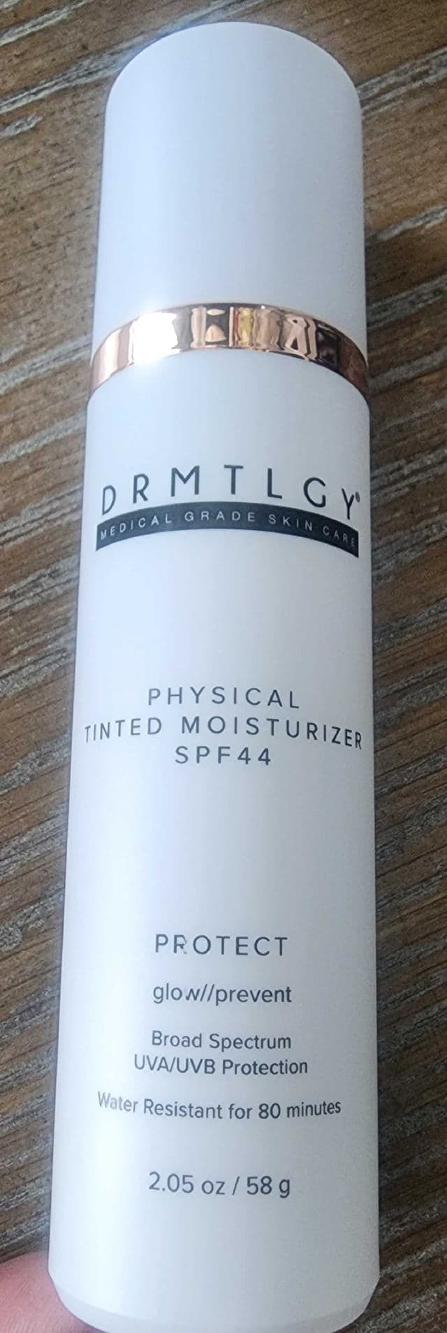 DRMTLGY Physical Universal Tinted Moisturizer SPF 44 review photo by ChrisB