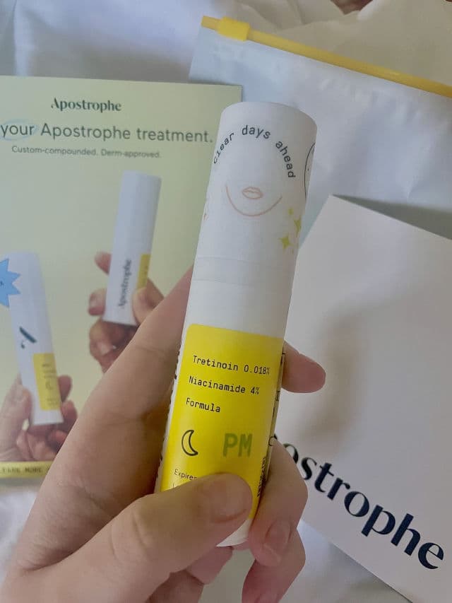 Apostrophe Tretinoin %0.018 + Niacinamide 4% review photo by Baileyyskin