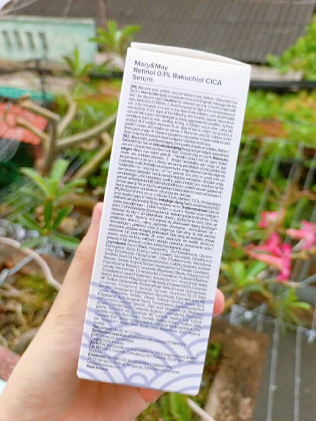 Mary&May Retinol 0.1% Bakuchiol Cica Serum review photo by alice456
