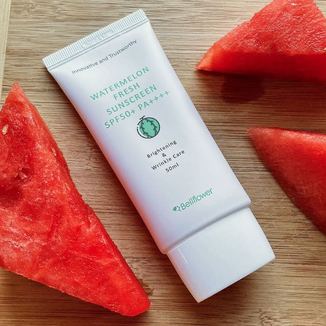 Bellflower Watermelon Fresh Sunscreen SPF50+/PA++++ review photo by perfectlyimperfect