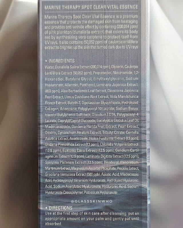ALWAYS BE PURE Marine Therapy Spot Clear Vital Essence review photo by qilss