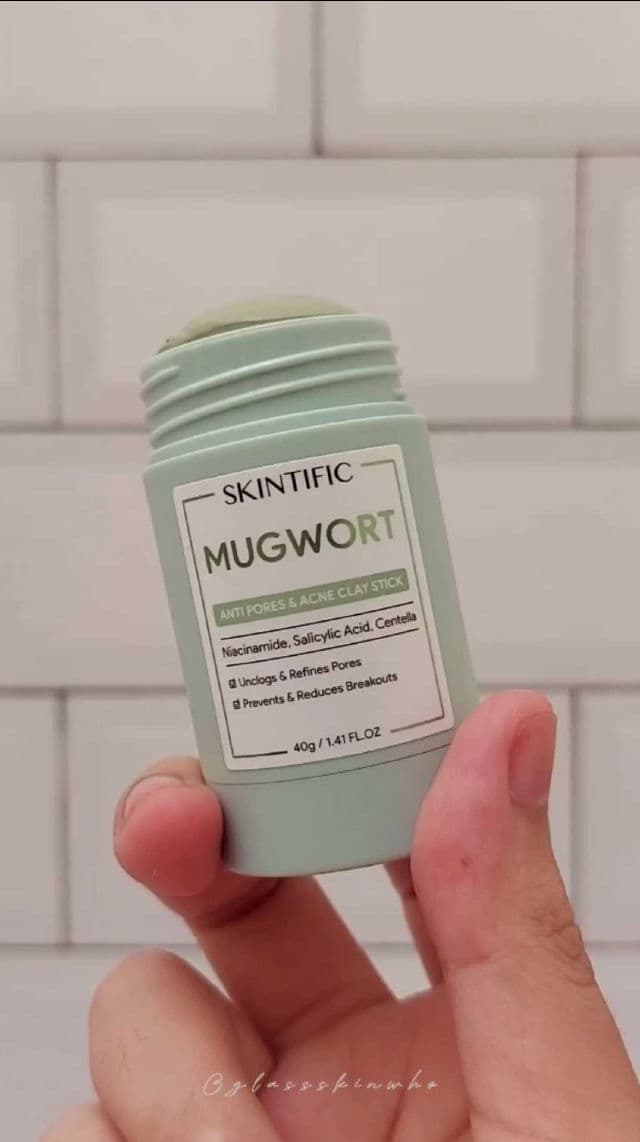 Skintific Mugwort Anti Pores & Acne Clay Mask Stick review photo by qilss