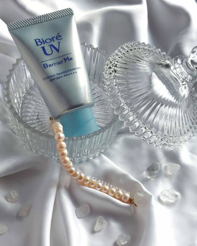 Biore UV Barrier Me Cushion Gentle Essence SPF50+ PA++++ review photo by qilss