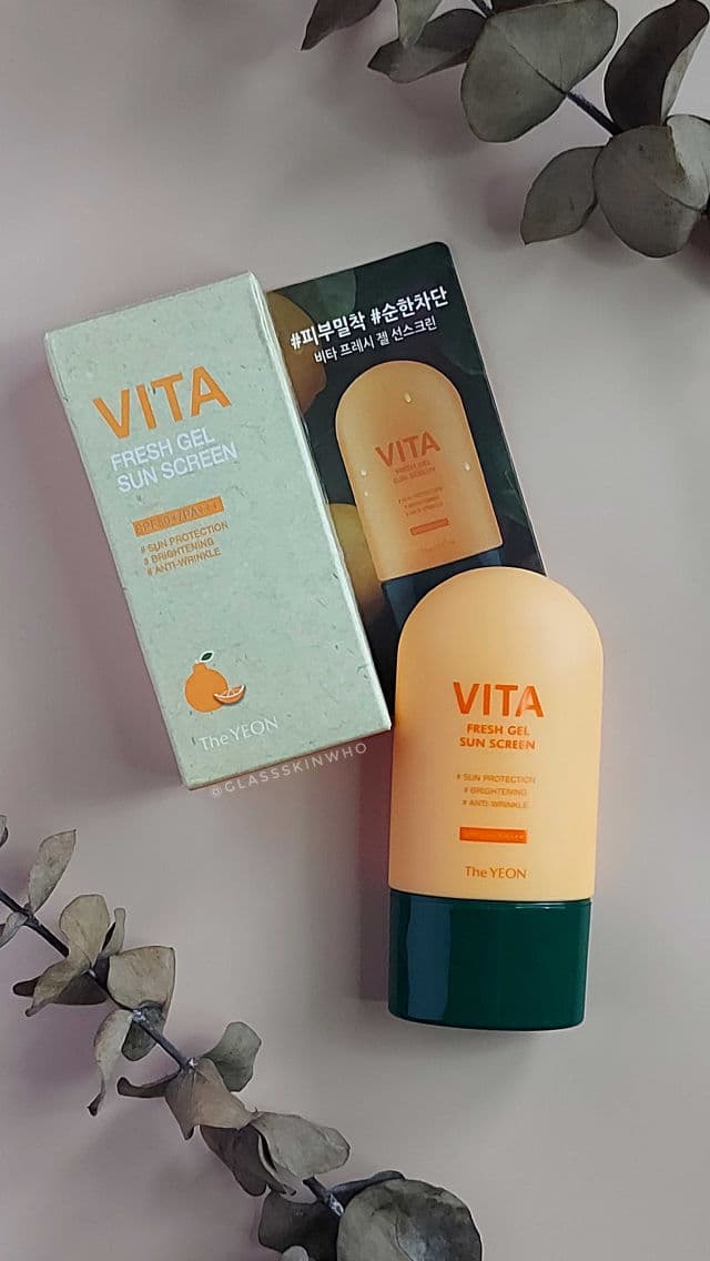 The Yeon Vita Fresh Gel Sun Screen SPF50+/PA+++ review photo by qilss