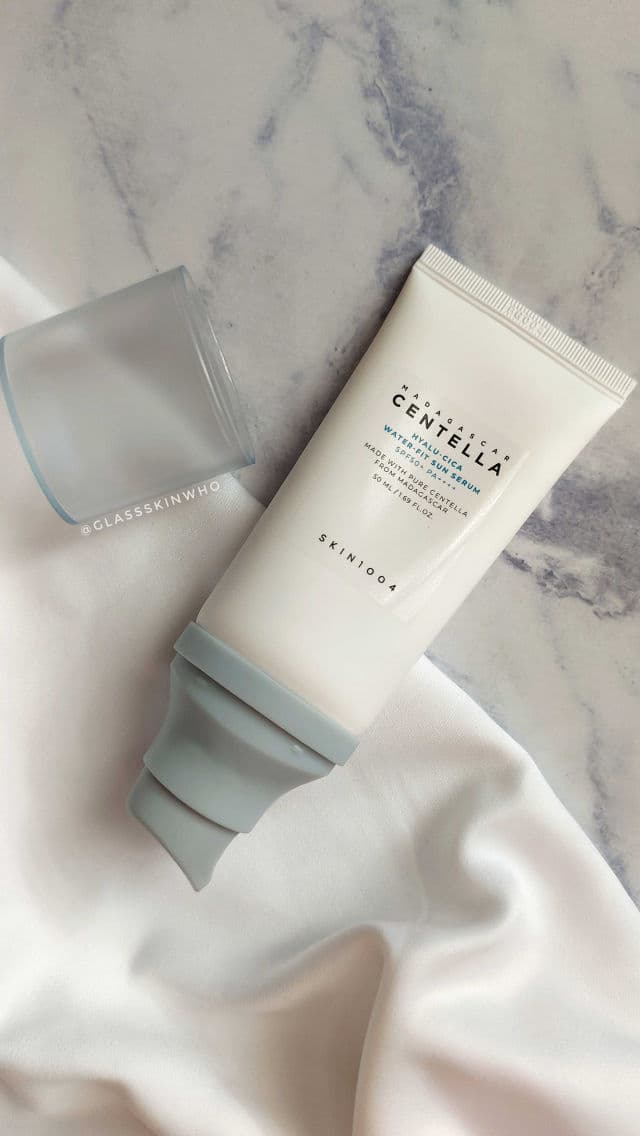 SKIN1004 Madagascar Centella Hyalu-Cica Water-Fit Sun Serum SPF50+ PA++++ review photo by qilss
