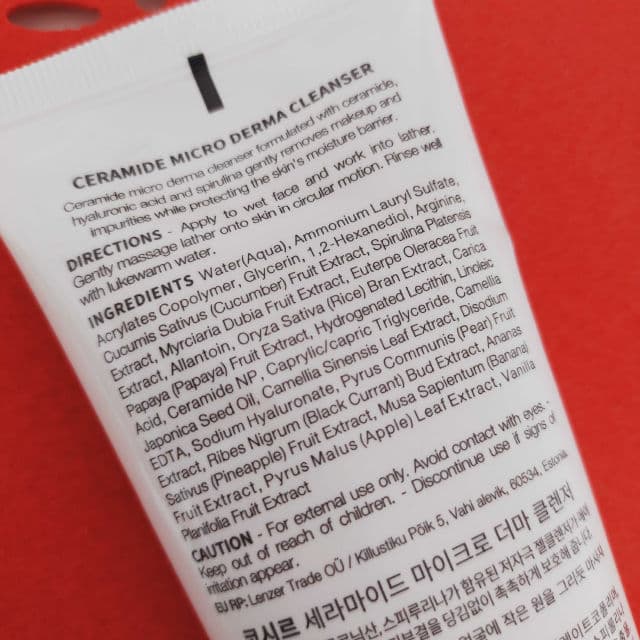 Coxir Ceramide Micro Derma Cleanser review photo by rachellee0426