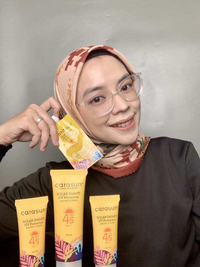 Carasun Solar Smart UV Protector SPF 45 PA++++ review photo by nrlarfn