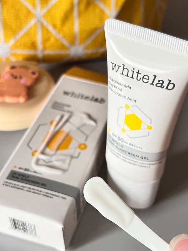 whitelab UV Shield Tank Sunscreen Gel SPF50++ PA++++ review photo by Cath
