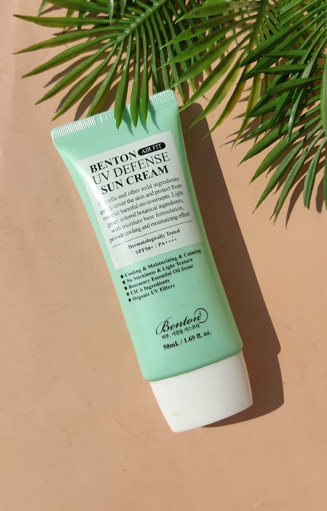 BENTON Air Fit UV Defense Sun Cream SPF 50+ PA++++ review photo by BaeBae23