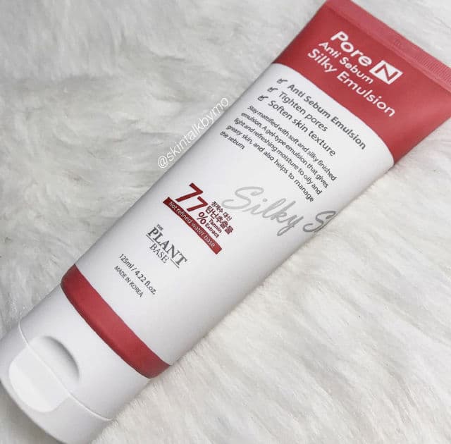 The Plant Base Pore N Anti Sebum Silky Emulsion review photo by Skintalkbymo