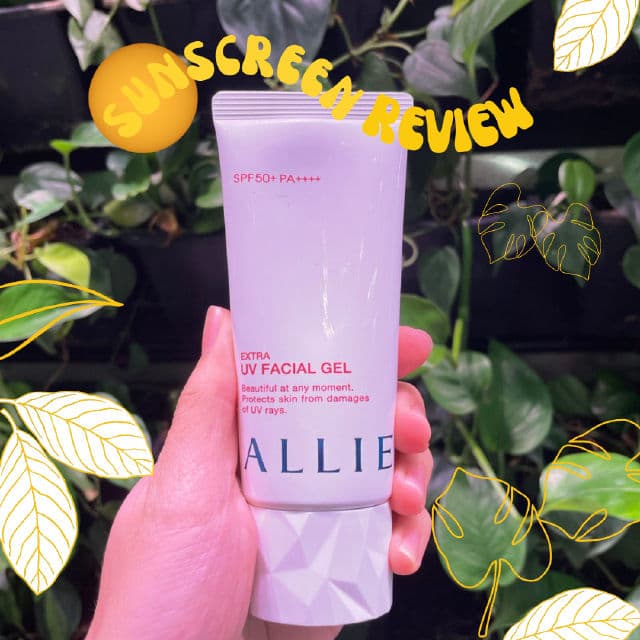 Allie Extra UV Facial Gel SPF50+ PA++++ review photo by skinglowupz