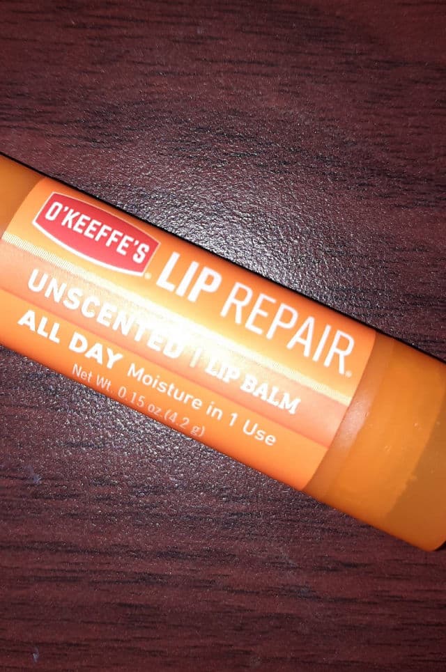 O'Keeffe's Lip Repair Lip Balm Cherry review photo by Codermary 
