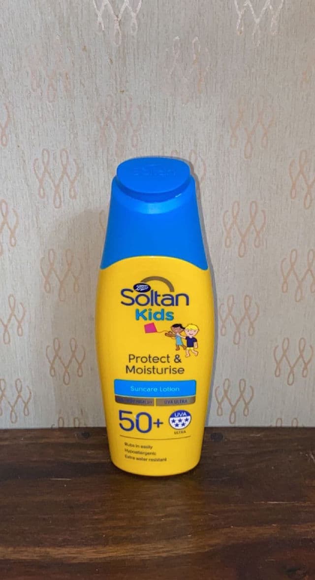 Boots Soltan Protect & Moisturise Sun Cream SPF 50+ review photo by MariaMhddn
