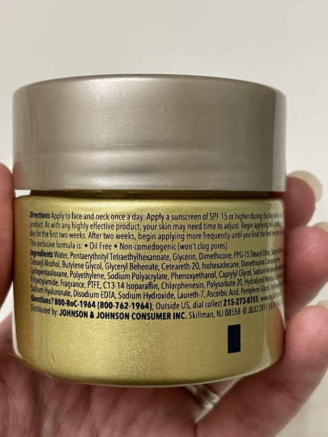 RoC Retinol Correxion Max Daily Hydration Crème Fragrance Free review photo by mmaddux25