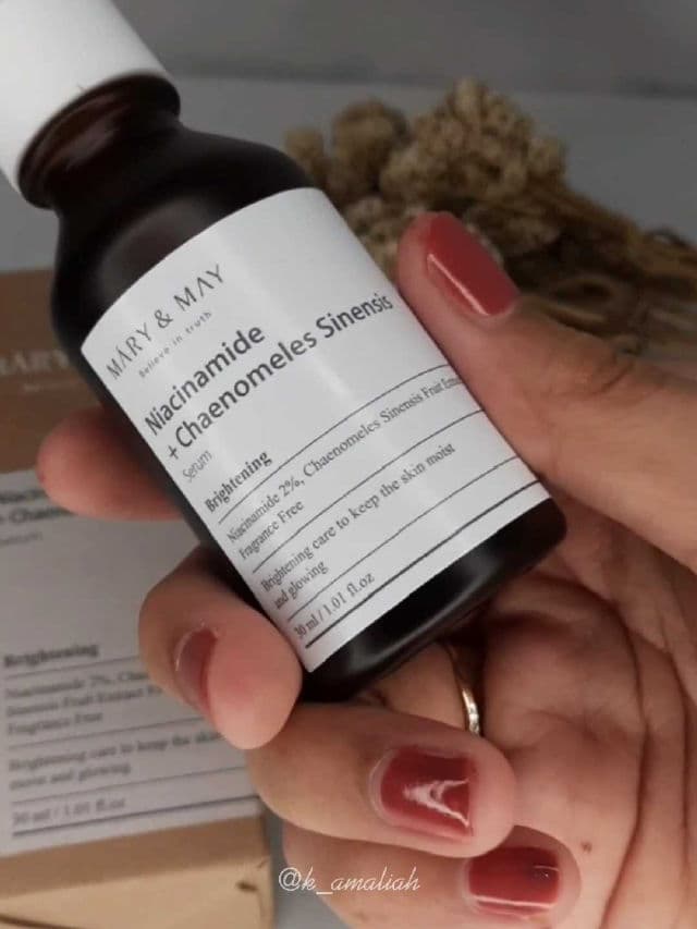 Mary&May Niacinamide + Chaenomeles Sinensis Serum review photo by Amaliah