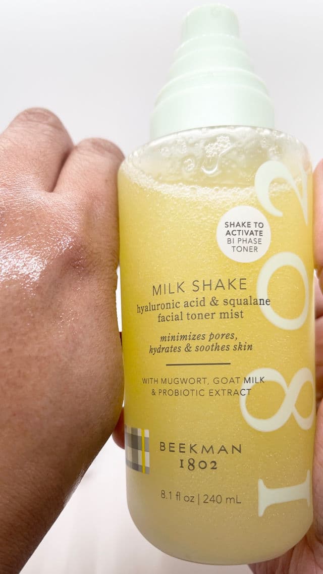 Beekman 1802 Milk Shake Hyaluronic Acid & Squalane Facial Toner Mist review photo by DEZ1970