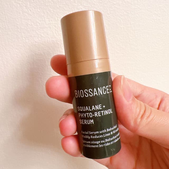 Biossance Squalane + Phyto-Retinol Serum review photo by purplerain9