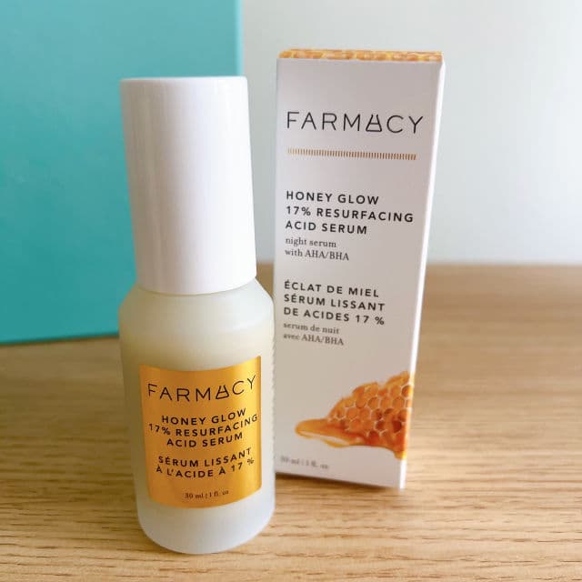 Farmacy Honey Glow 17% AHA + BHA Resurfacing Acid Serum review photo by purplerain9