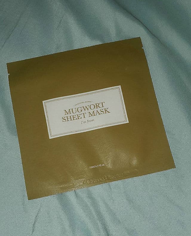 I'M FROM Mugwort Sheet Mask review photo by hiraethsal