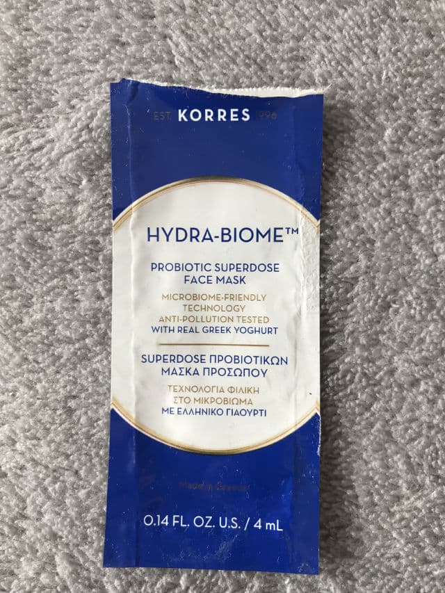 Korres Greek Yoghurt Probiotic Superdose Face Mask review photo by Aggy