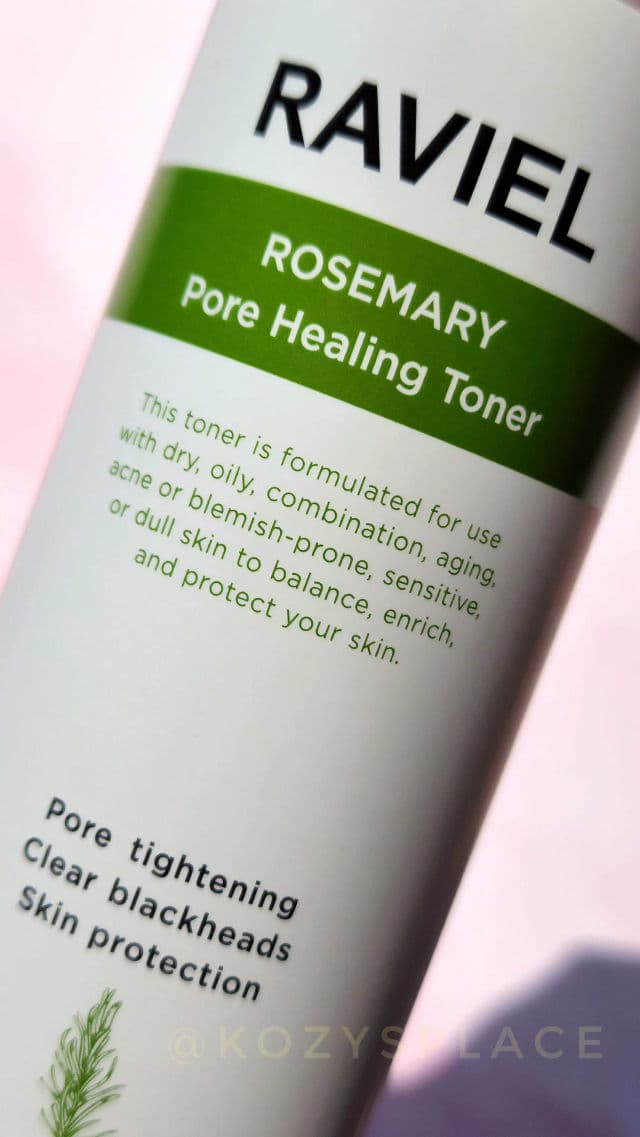 RAVIEL Rosemary Pore Healing Toner review photo by SarriK