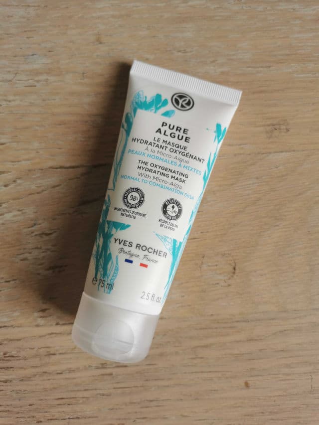 YVES ROCHER Pure Algue The Oxygenating Hydrating Mask review photo by hashiskincare