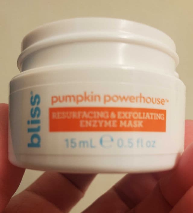 Bliss Pumpkin Powerhouse Resurfacing & Exfoliating Enzyme Mask review photo by Twapslove