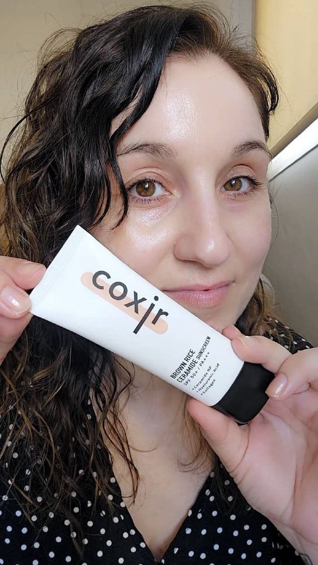 Coxir Brown Rice Ceramide Sunscreen SPF50+ PA+++ review photo by lanubedejuanilp