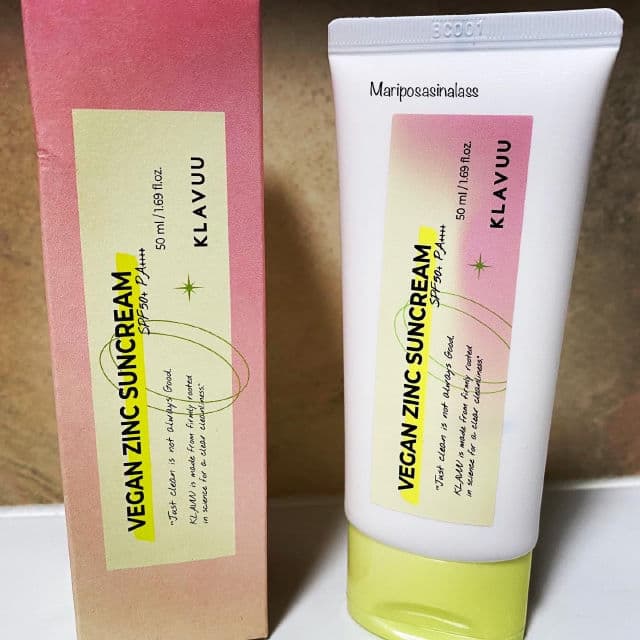 Klavuu Vegan Zinc Suncream SPF50+ PA++++ review photo by mariposasinalass