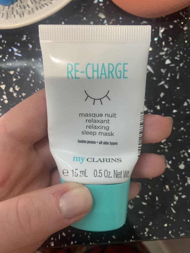 My Clarins Re-Charge Relaxing Sleep Mask review photo by Nats665